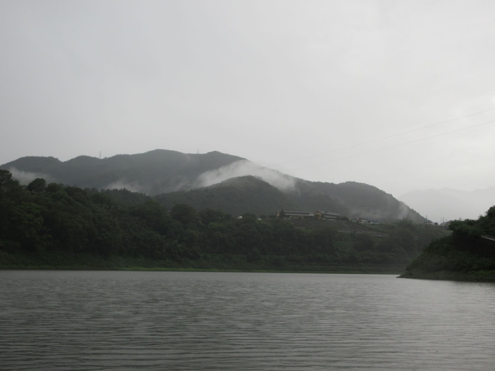 水位が回復した赤谷湖