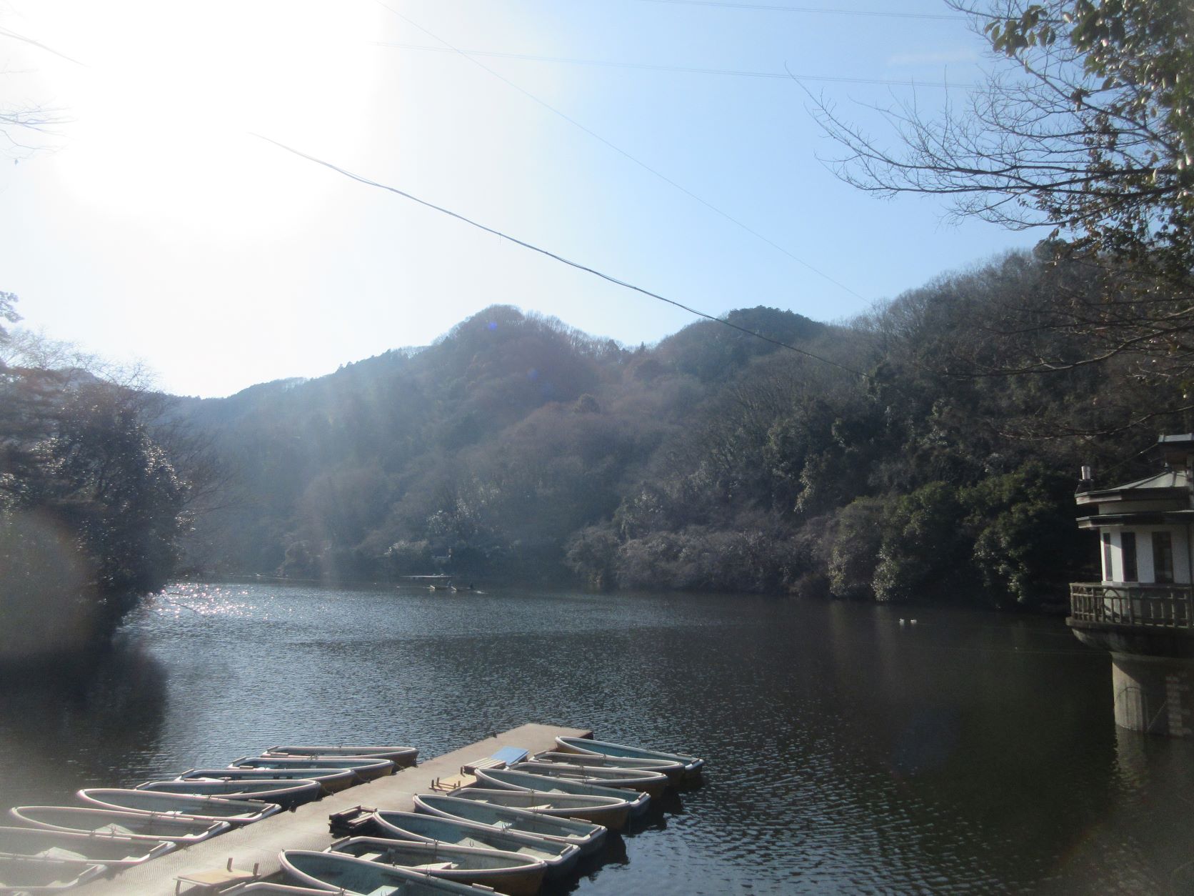春の陽気の間瀬湖でワカサギと遊ぶ♬